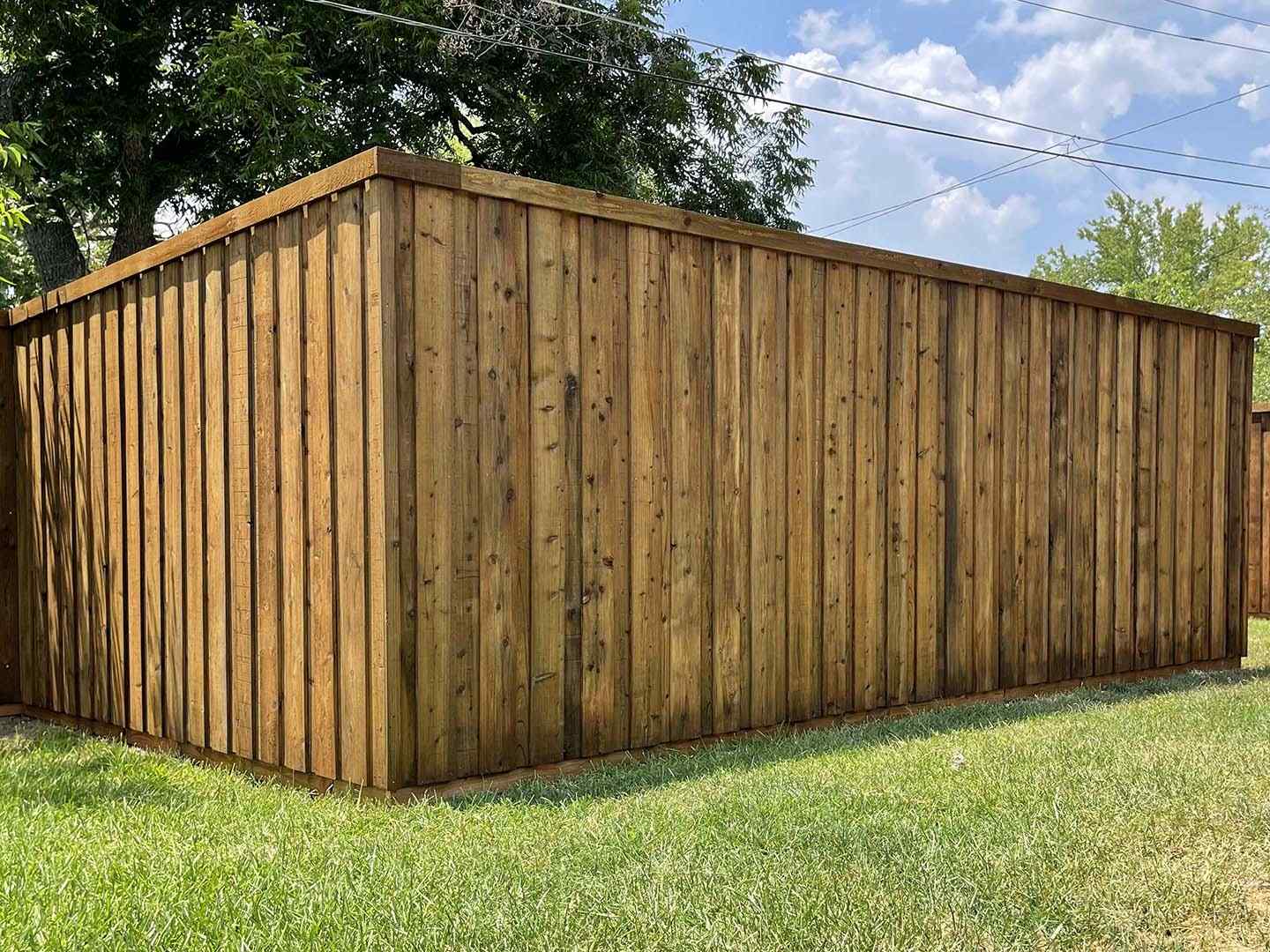 wood fence sherman