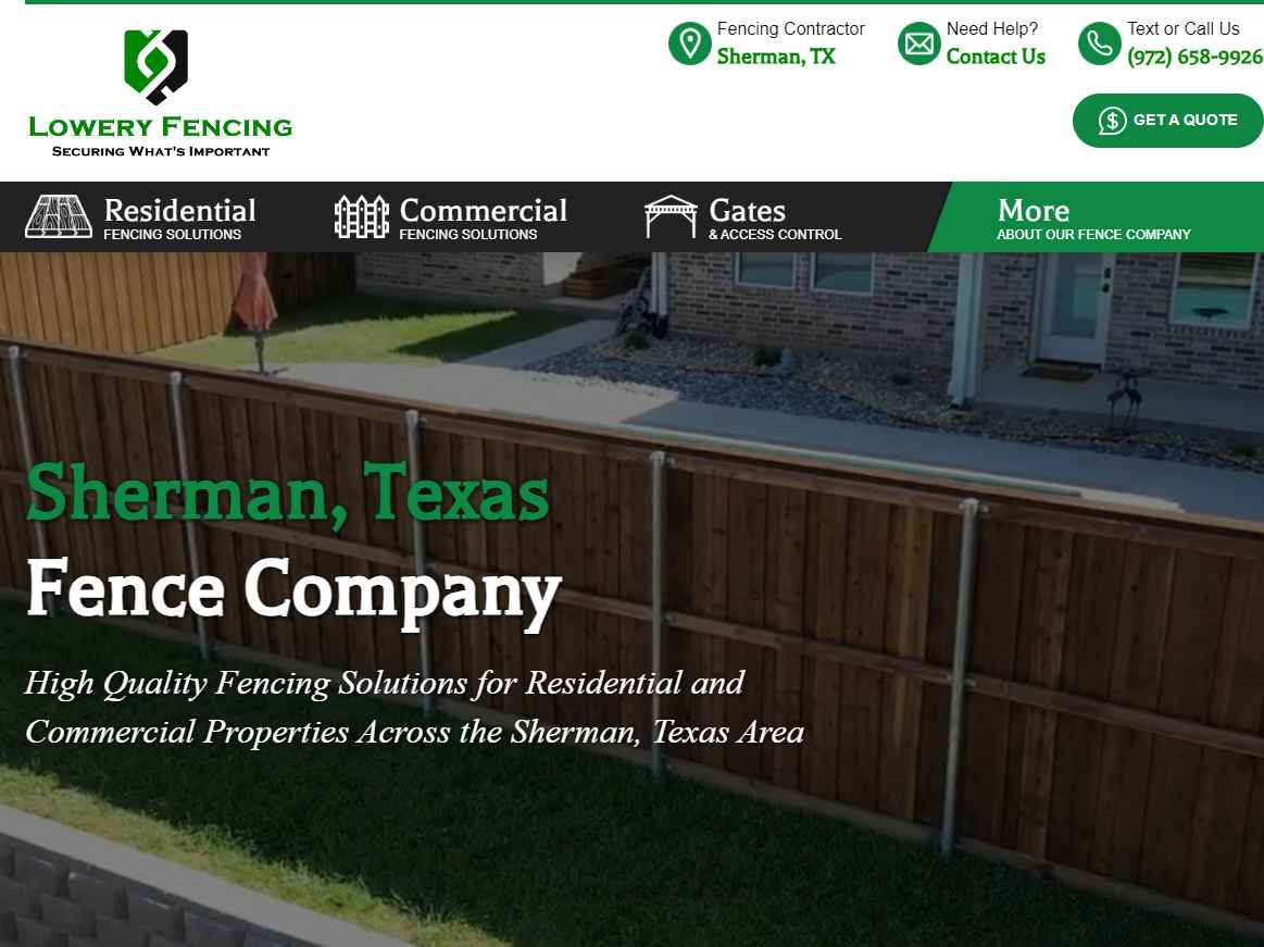 Sherman Texas Fence Company