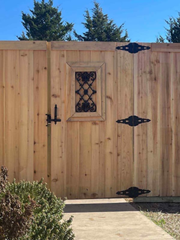 Lowery Fencing custom wood gates